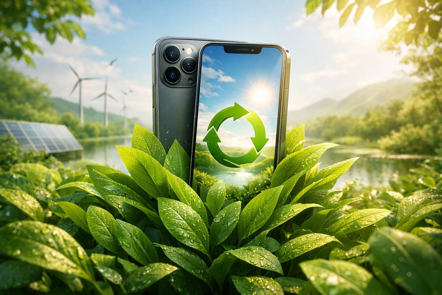 Eco-Friendly Smartphone Concept - Sustainability