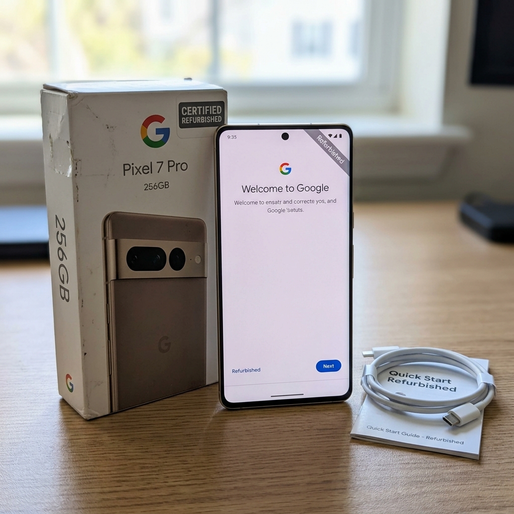 Refurbished Google Pixel 7 Pro Battery Health & Backup