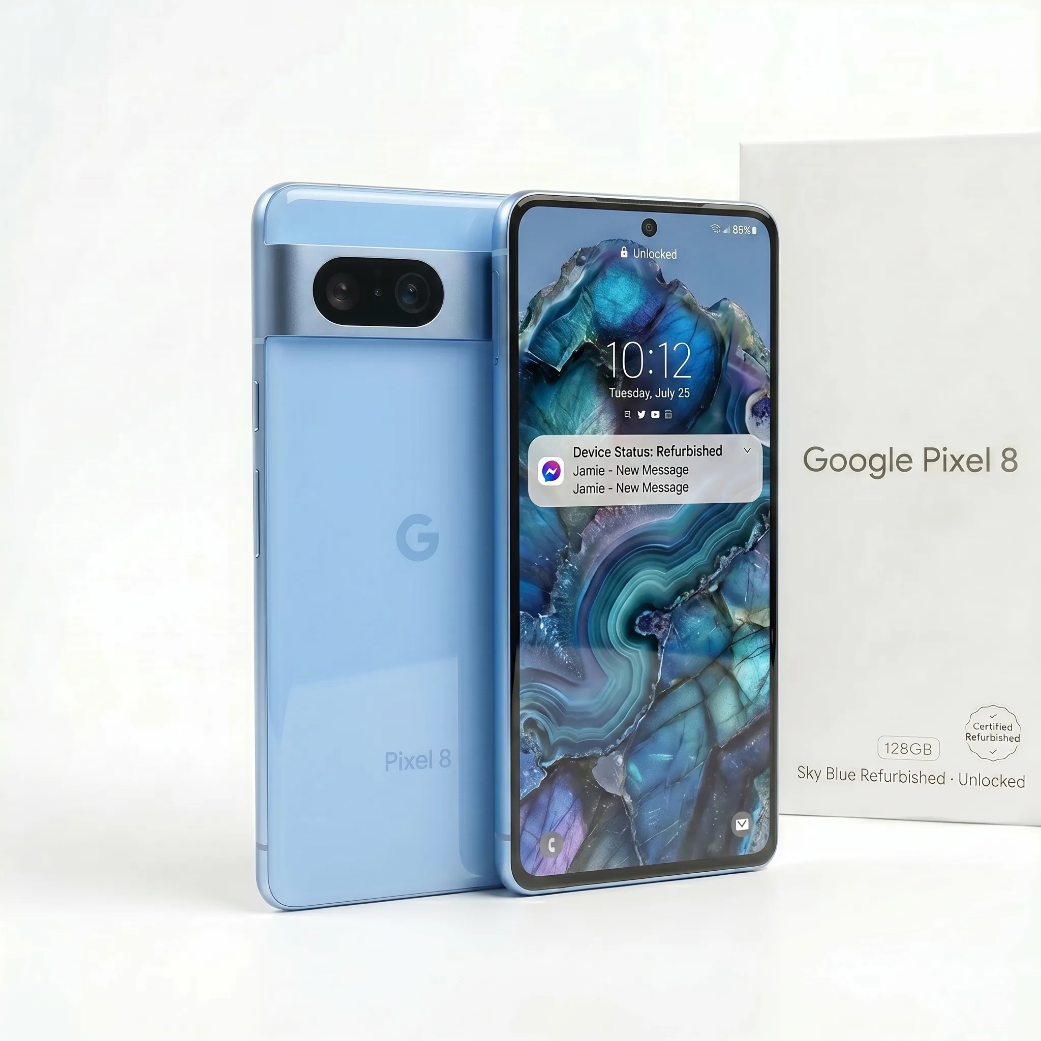 Refurbished Google Pixel 8 128GB – Black – Refurbished Phones UK
