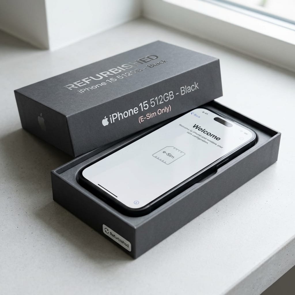 Refurbished iPhone 15 (E-Sim Only) Battery Health & Backup