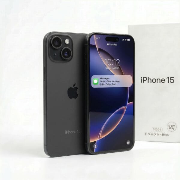 iPhone 15 512GB - Black - (E-Sim Only)
