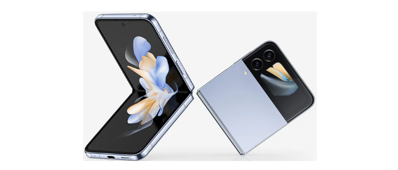 Galaxy Z Flip 4 Blue 3