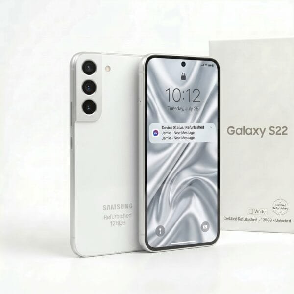 Refurbished Galaxy S22 - White - 128GB
