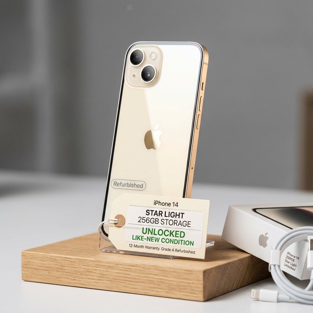 Refurbished iPhone 14 Star Light Camera Performance in Real Life