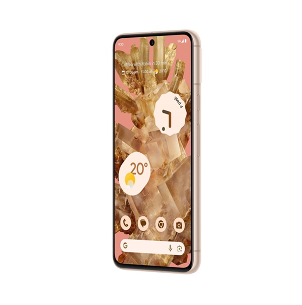 google pixel 8 rose gold side