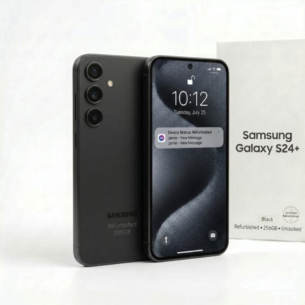 Refurbished Samsung S24 Plus - Black - 256GB