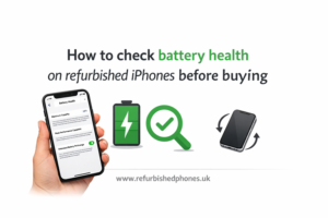 How to check battery health on refurbished iPhones before buying