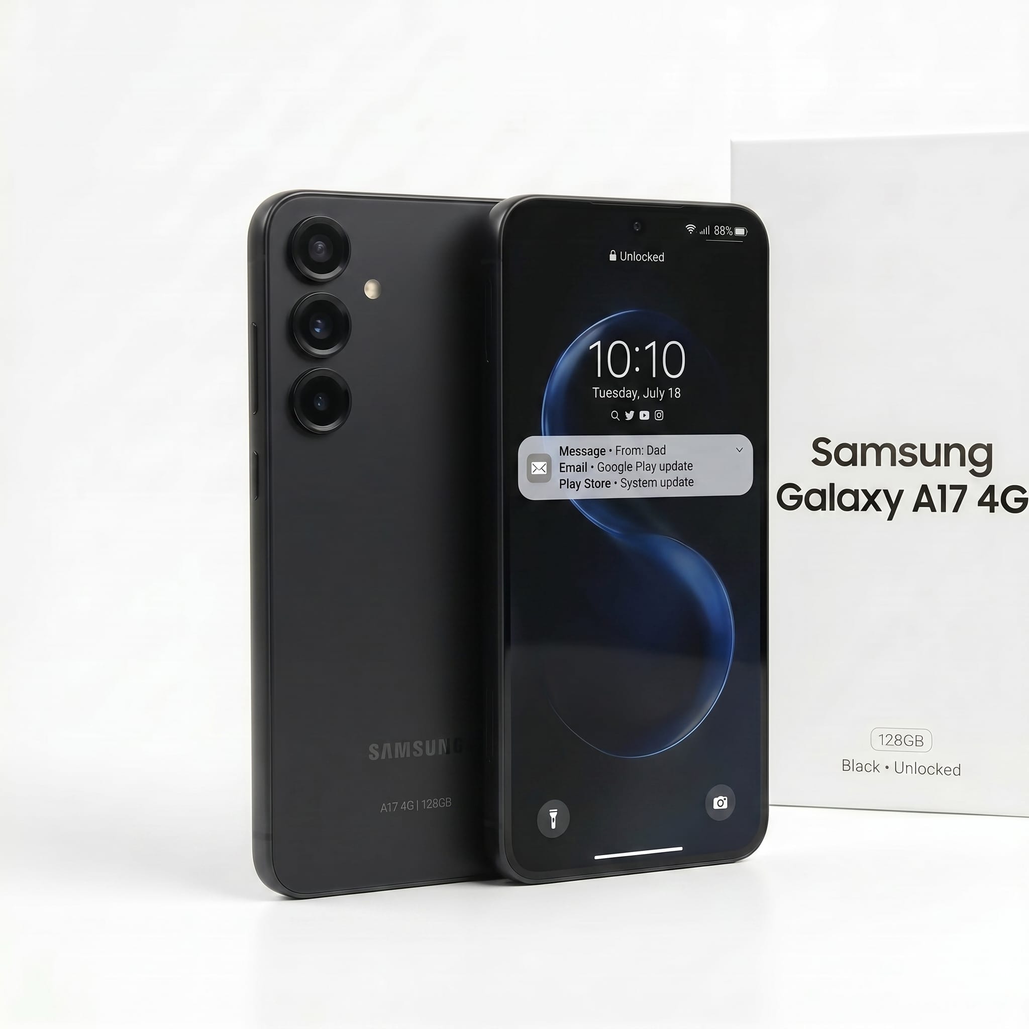 Samsung Galaxy A17 4G 128GB Black Unlocked | Refurbished UK