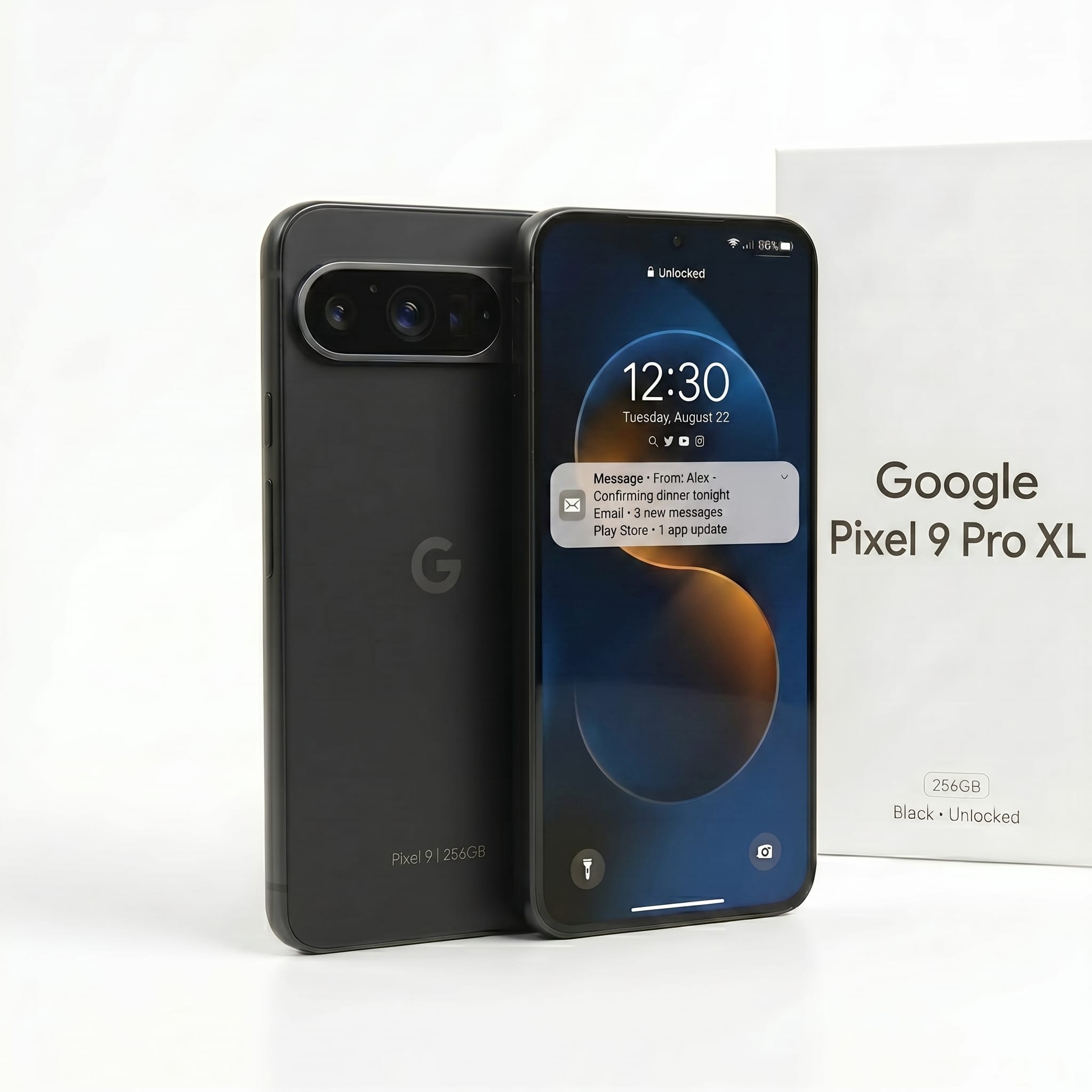 Google Pixel 9 Pro XL 256GB Black Unlocked | Refurbished Phones UK