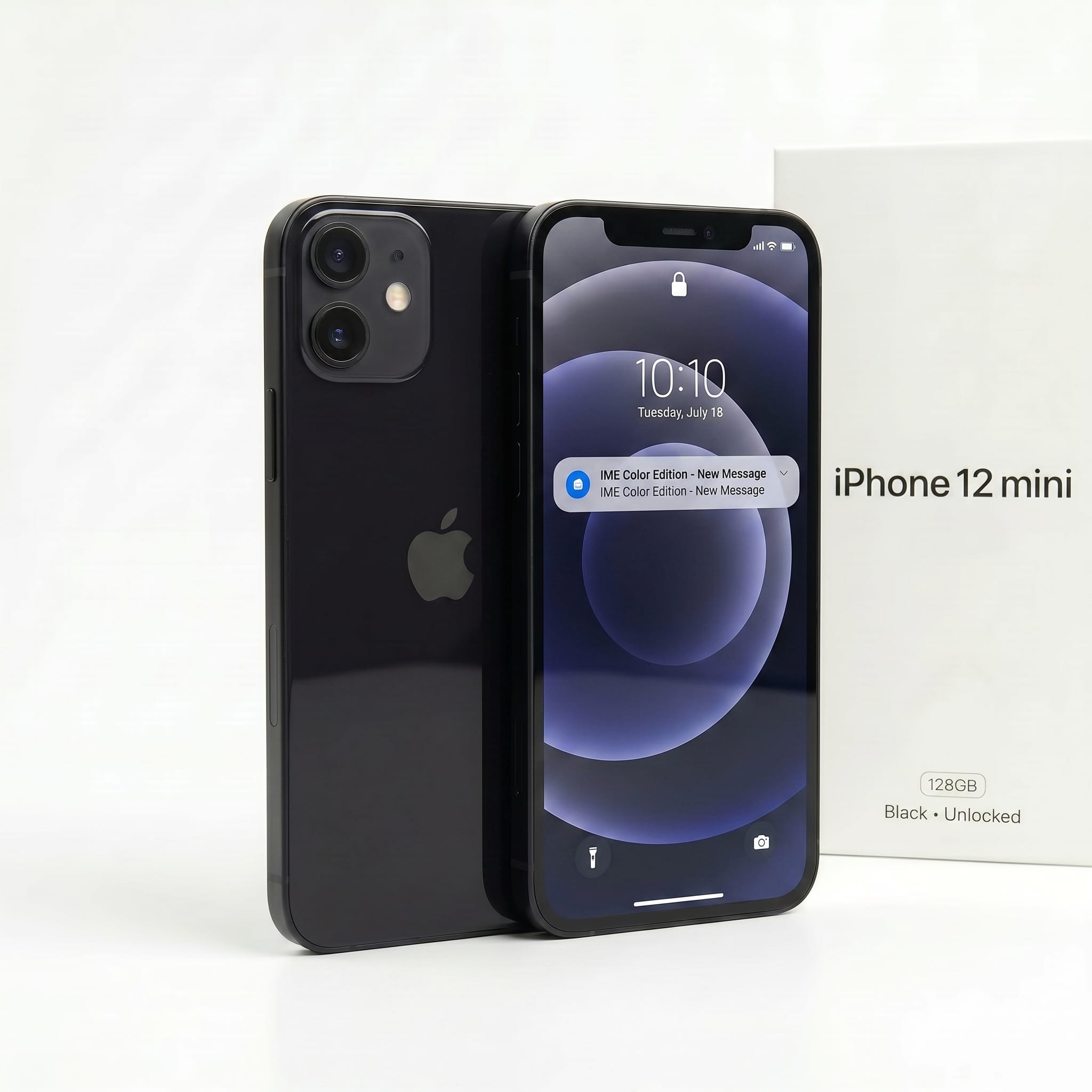 iPhone 12 mini 128GB Black Unlocked | Compact 5G Apple Phone