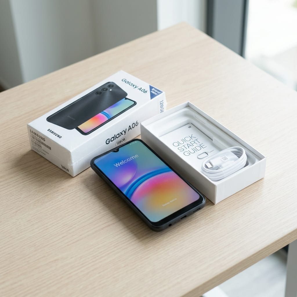 New Samsung A06 Battery Health & Backup