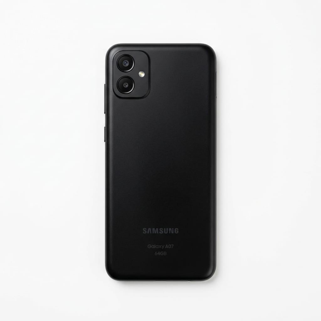 Samsung A07 64GB Black Brand New | Refurbished Phones UK