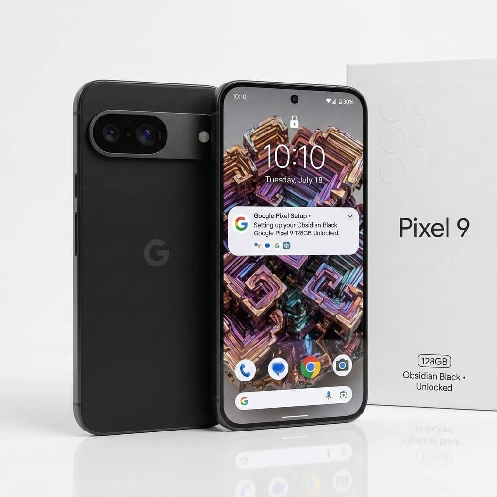 Google Pixel 9 128GB Black Unlocked | Refurbished Phones UK