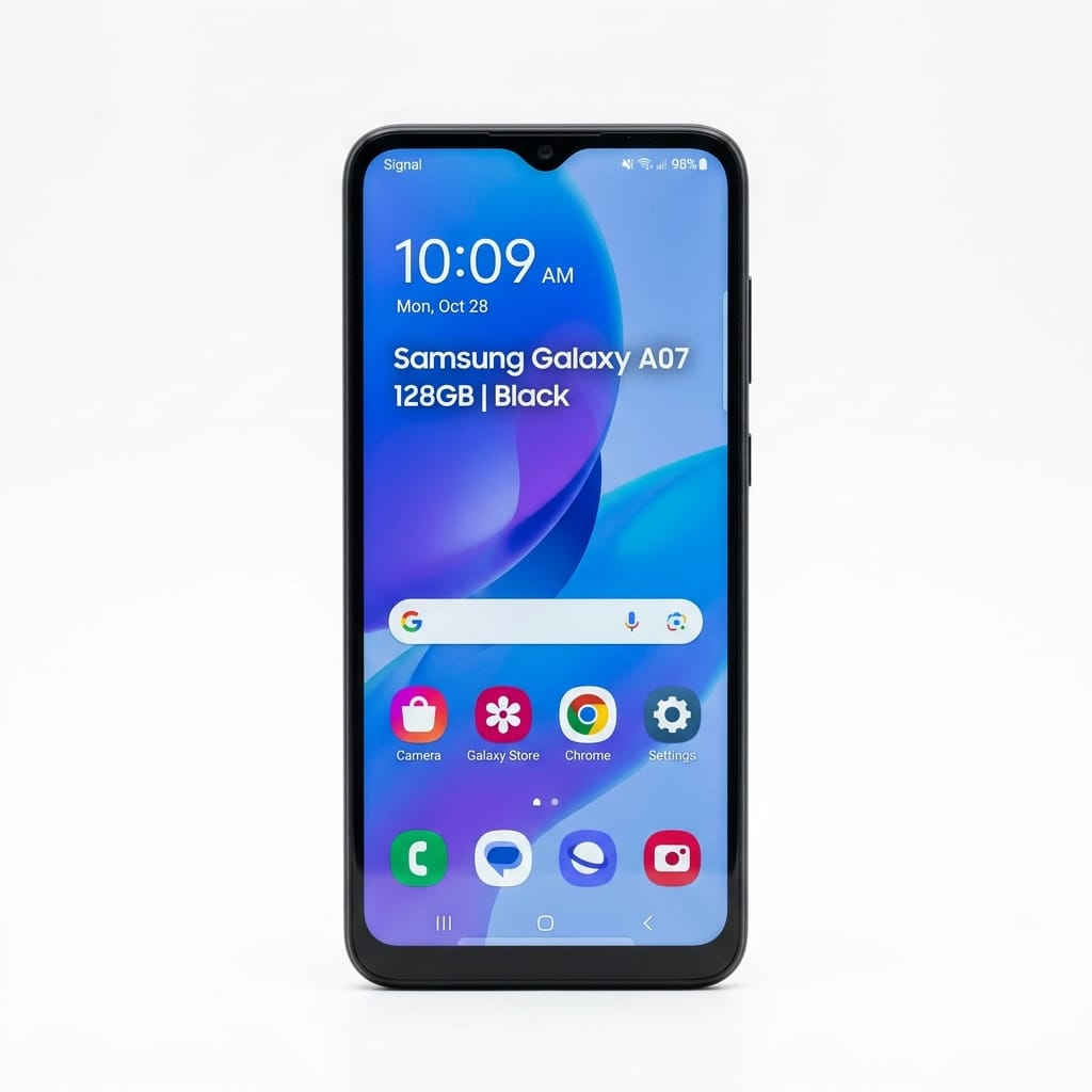 Samsung A07 128GB Black Brand New UK