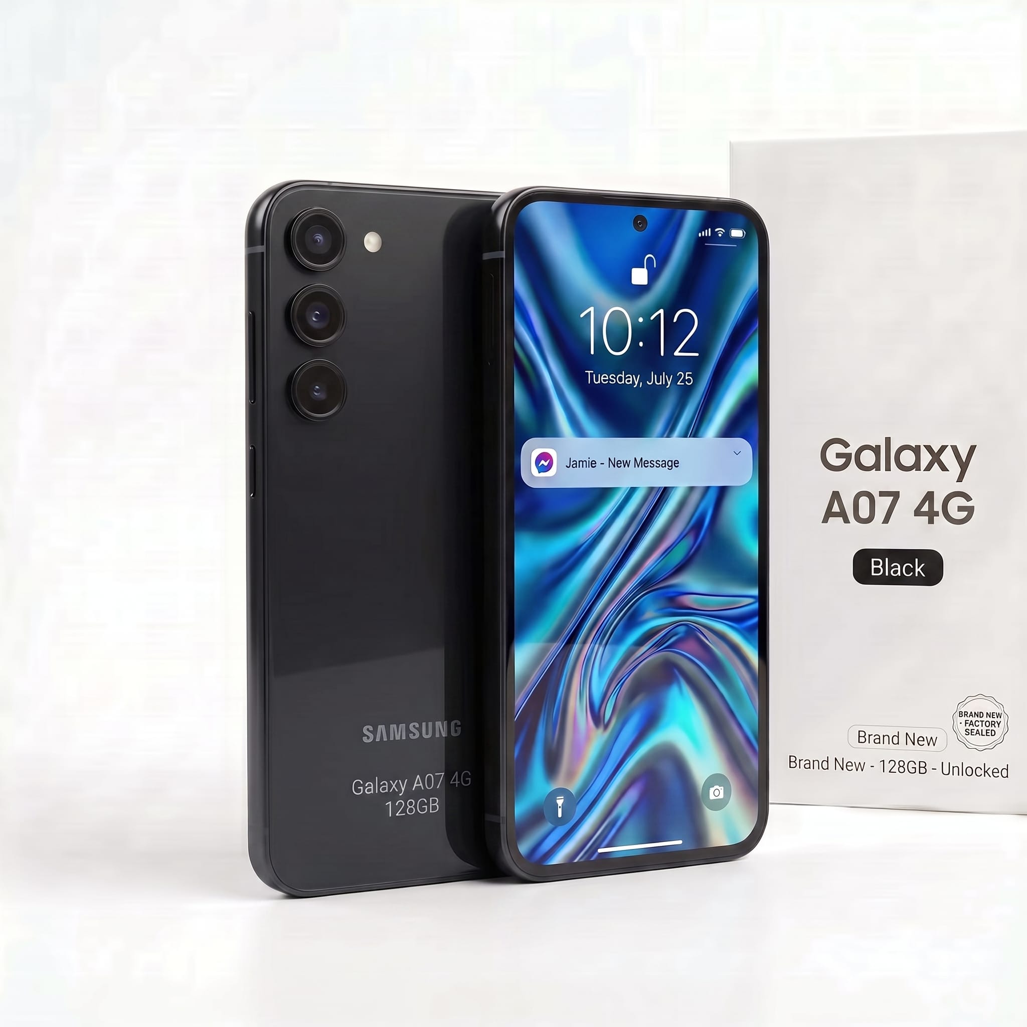 Samsung A07 128GB Black Brand New UK