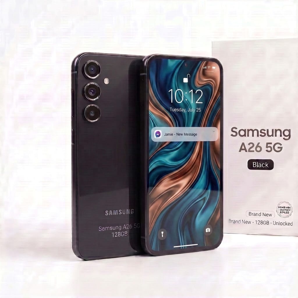 Samsung A26 5G 128GB Black Brand New | Refurbished Phones UK