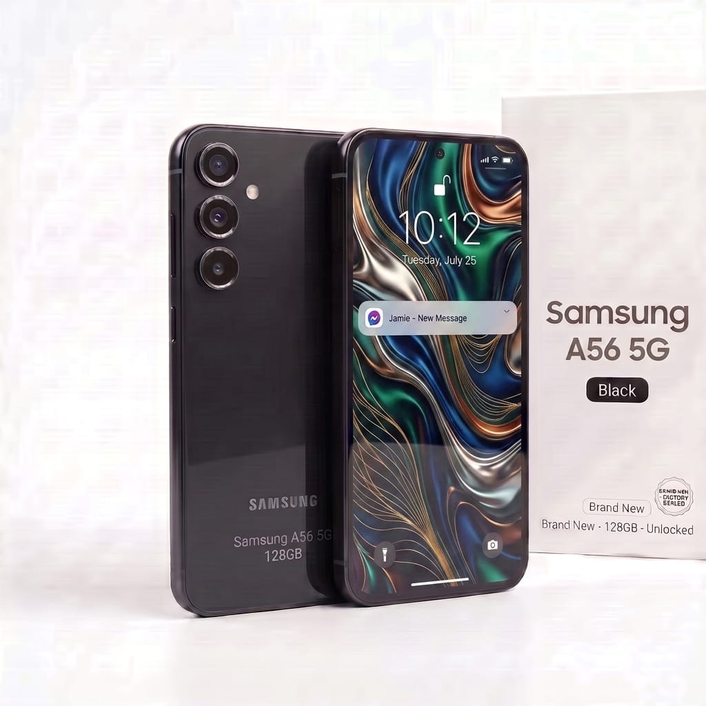 Samsung A56 5G 128GB Black New | Refurbished Phones UK