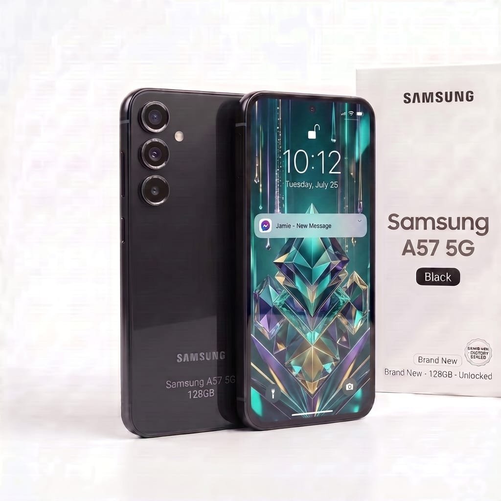 Samsung A57 5G 128GB Black New | Refurbished Phones UK