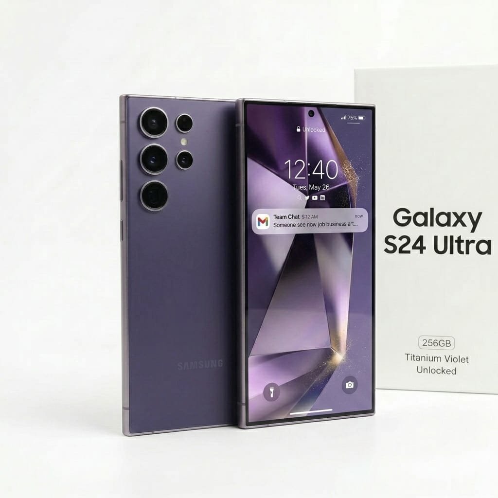 Samsung S24 Ultra 256GB Purple Unlocked | Refurbished Phones UK