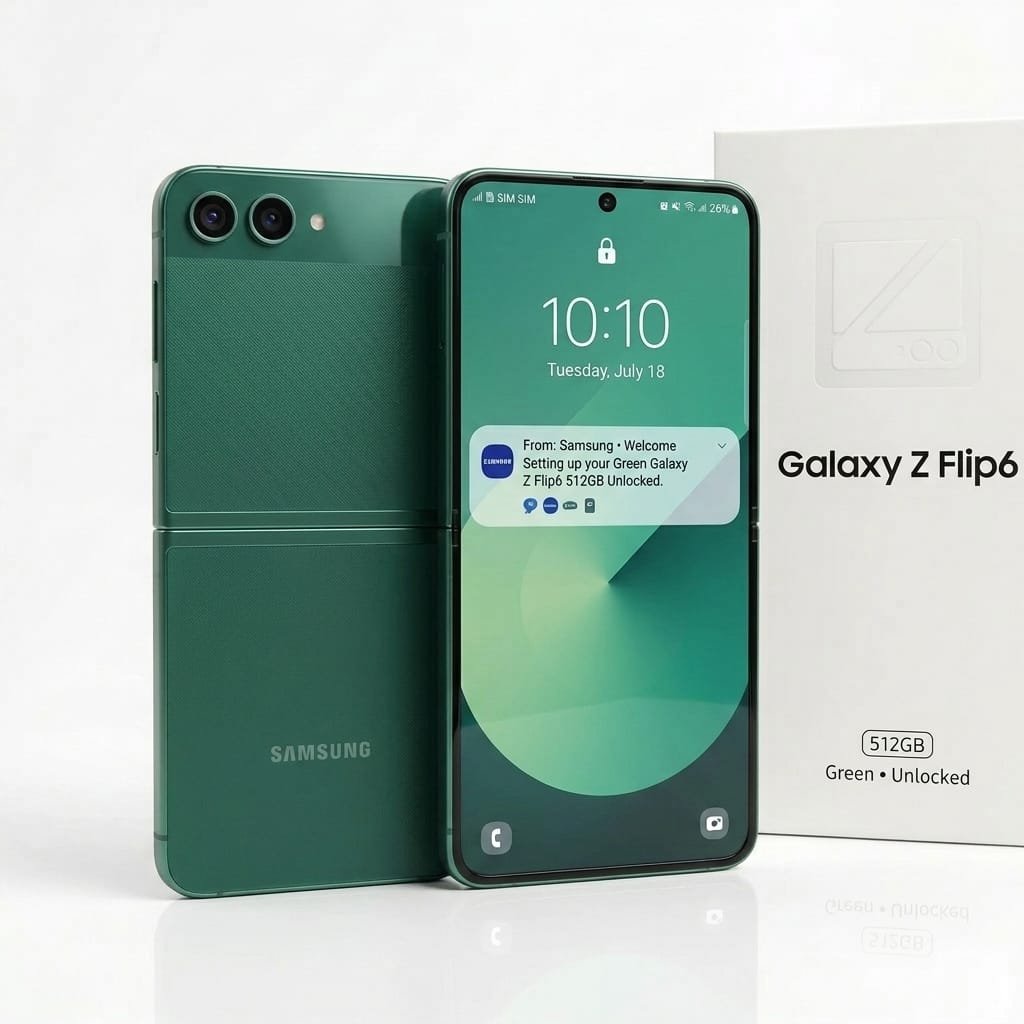 Samsung Z Flip6 512GB Green Unlocked | Refurbished Phones UK