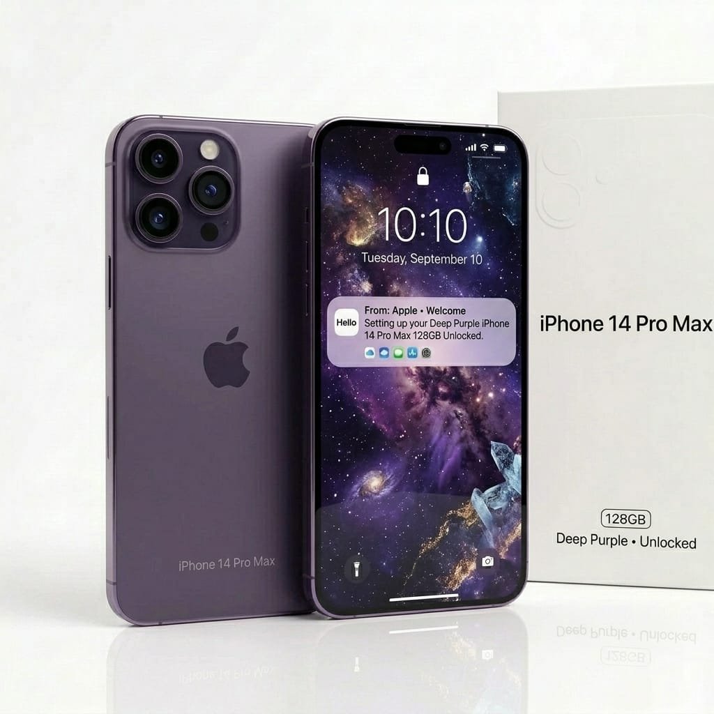 iPhone 14 Pro Max 128GB Purple Unlocked UK | Refurbished Phones