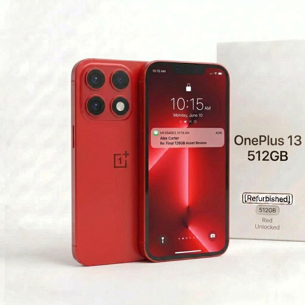 Buy Refurbished OnePlus 13 512GB Red | UK Stock